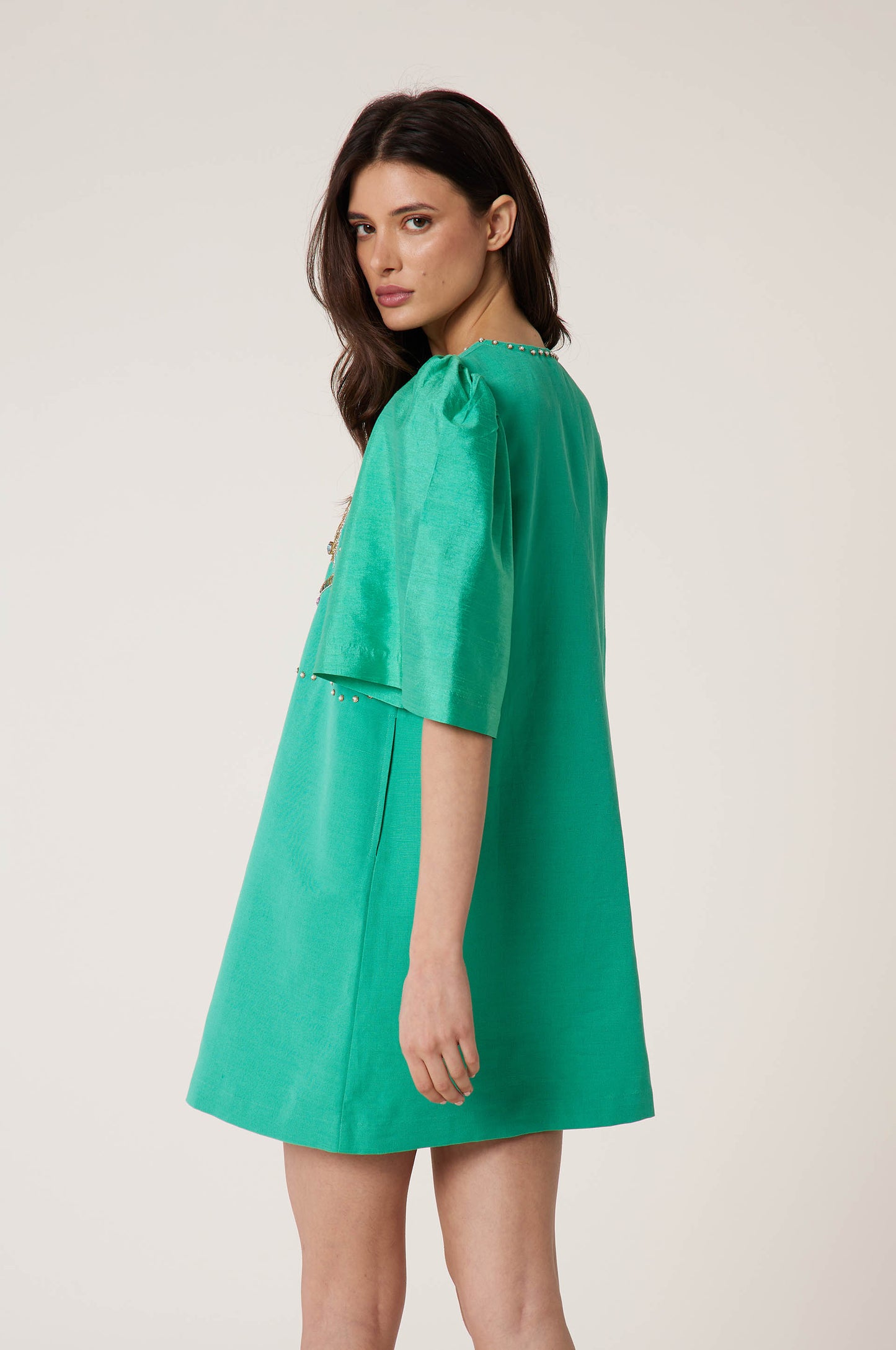 Robe courte coquillage