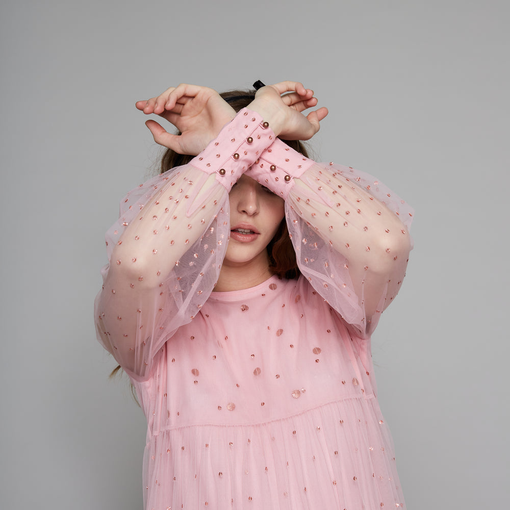 Robe Babydoll Champagne Bubble