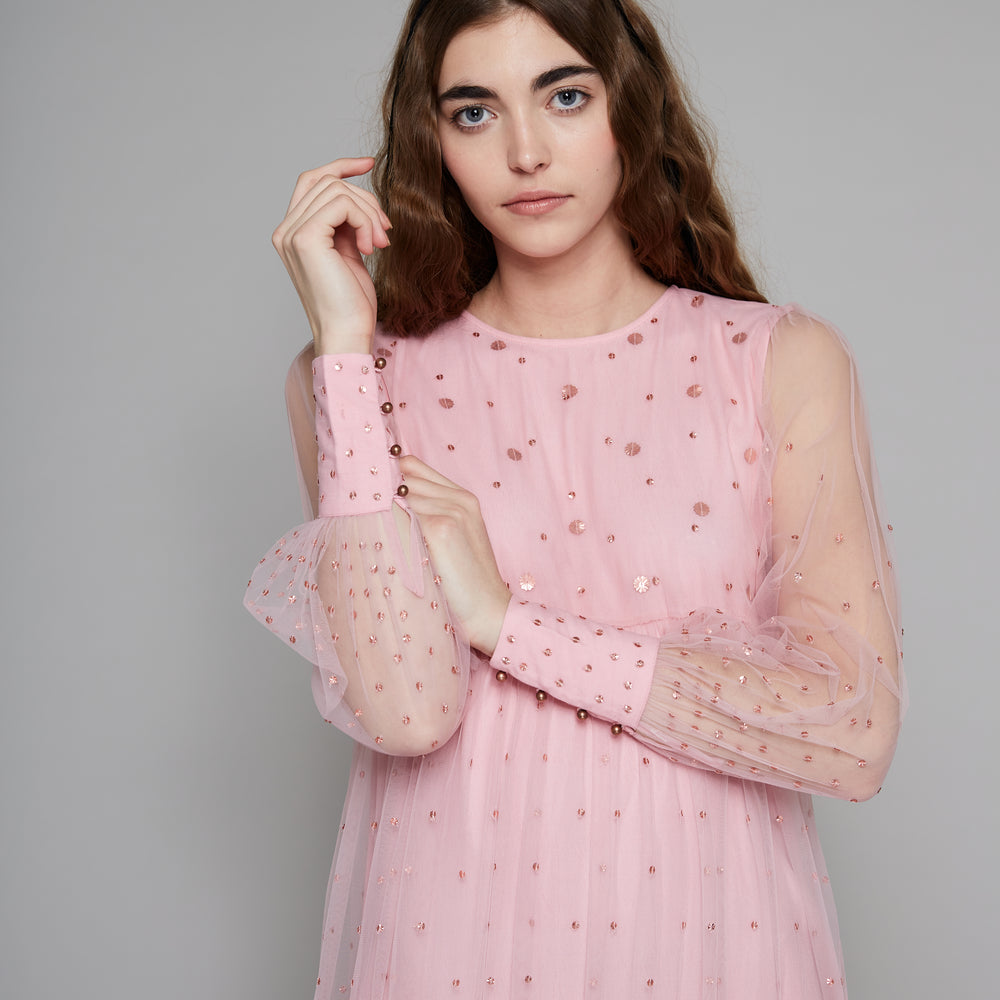 Robe Babydoll Champagne Bubble