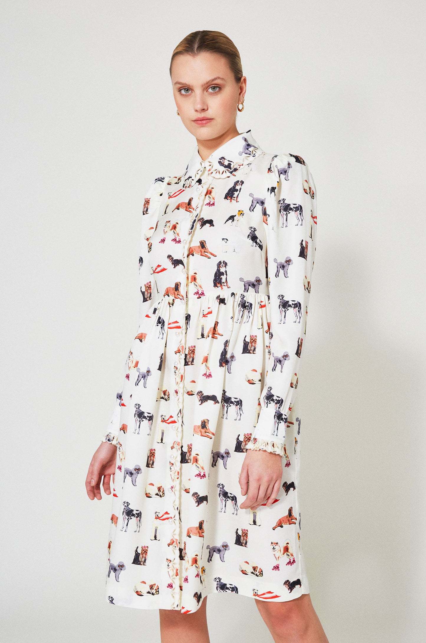 Doggy babydoll dress