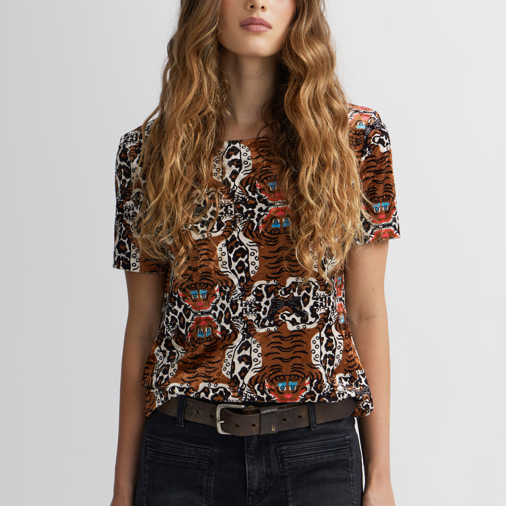 T-shirt Velours